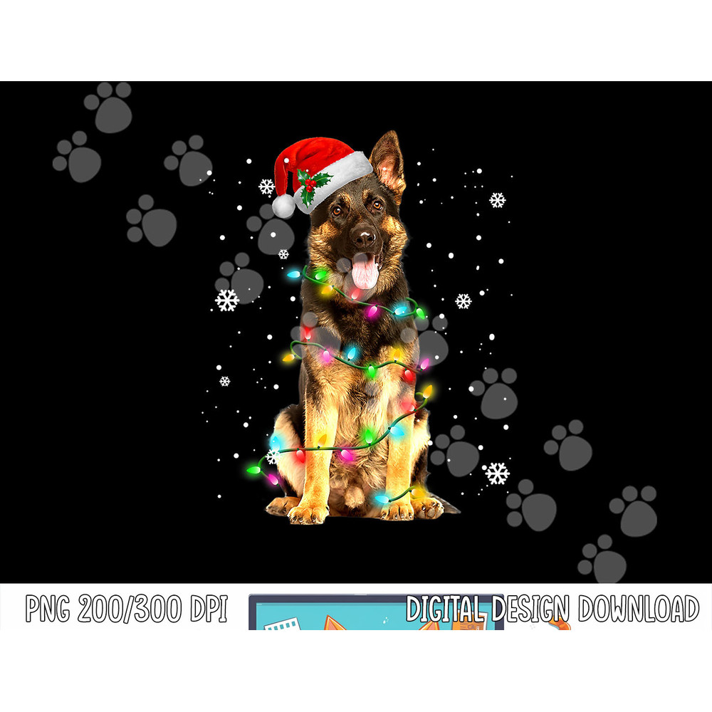 German Shepherd Dog Tree Christmas Sweater Xmas Dogs Gifts png,sublimation copy.jpg