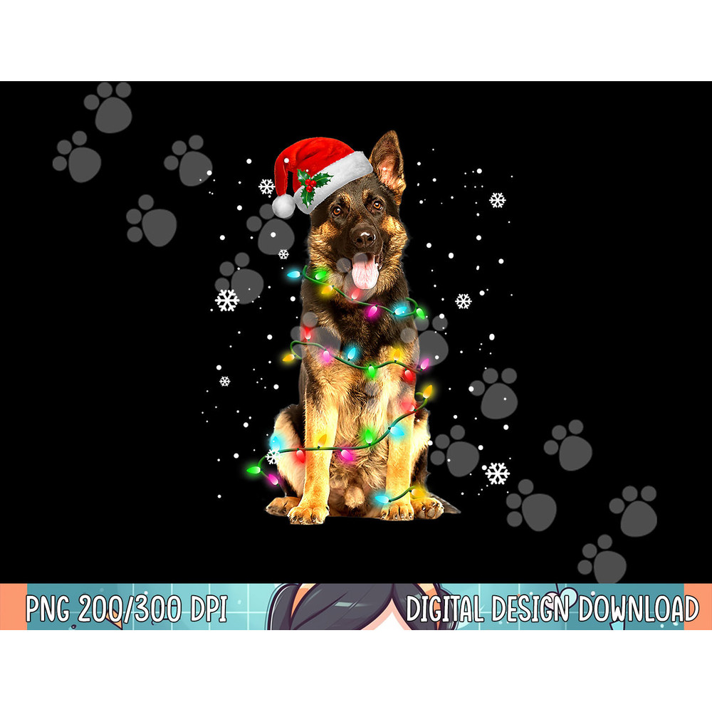 German Shepherd Dog Tree Christmas Sweater Xmas Dogs Gifts  png,sublimation copy.jpg