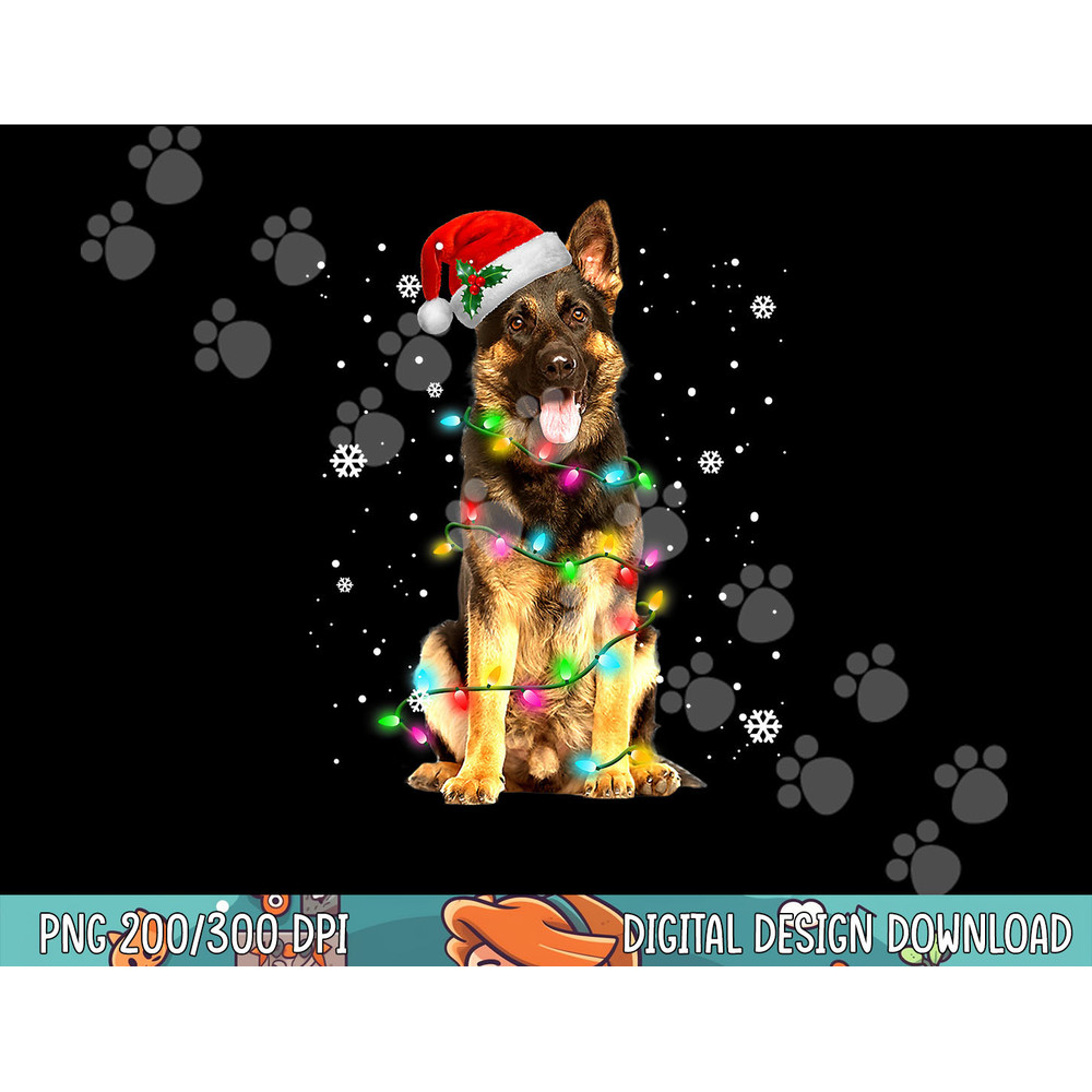 German Shepherd Dog Tree Christmas Sweater Xmas Dogs Gifts  png,sublimation copy.jpg