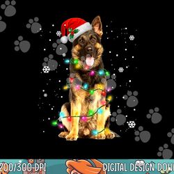 german shepherd dog tree christmas sweater xmas dogs gifts  png,sublimation copy