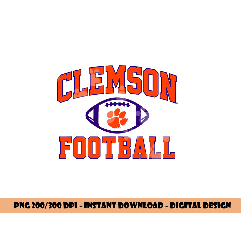 Clemson Tigers Arch Football Logo png, sublimation copy.jpg