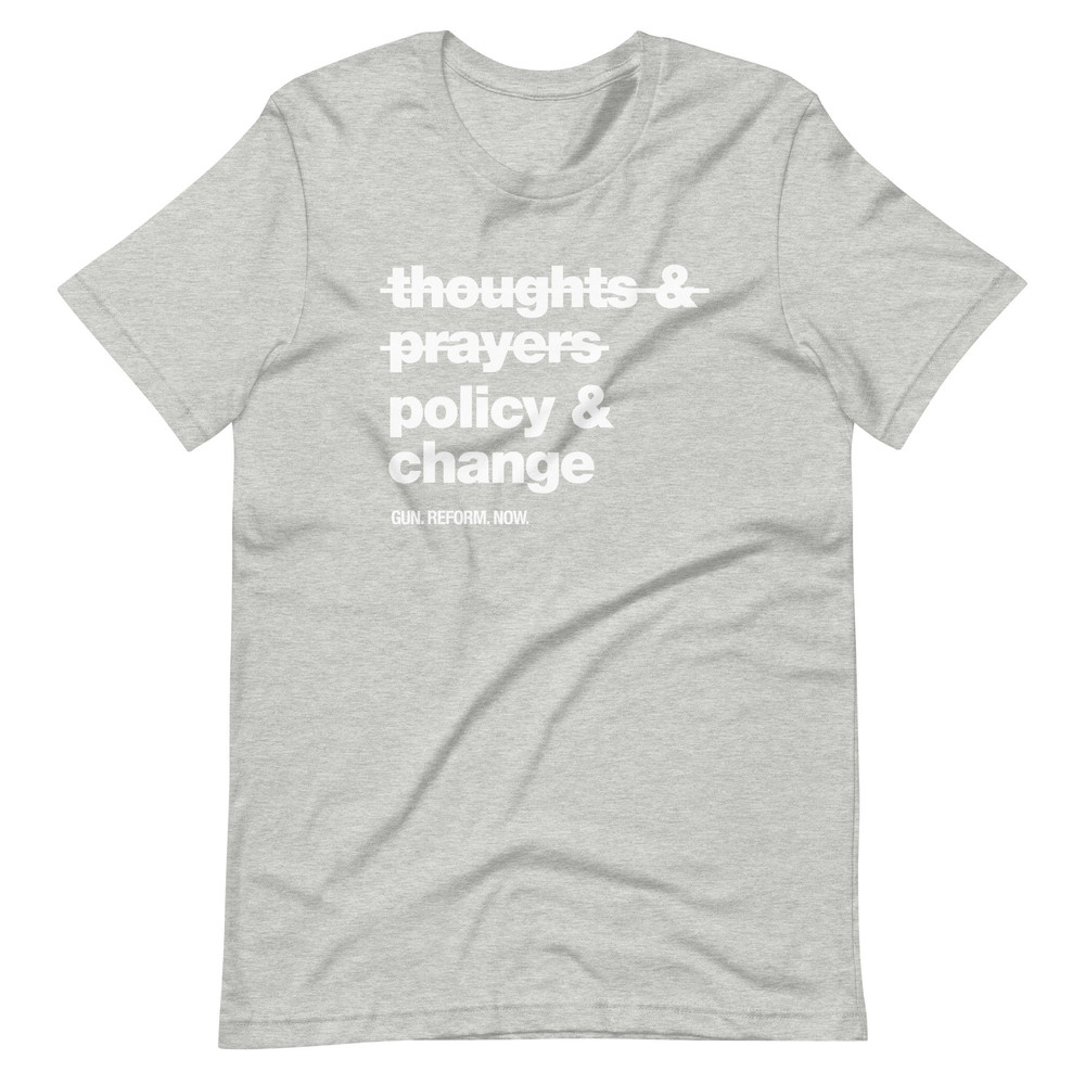 The view T-Shirt Thoughts and prayers policy change shirt Stop gun violence now Whoopi Goldberg - 9.jpg