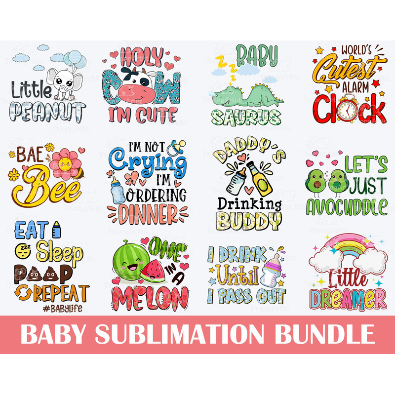 Baby PNG Bundle, Baby Onesie Png, Funny Baby Png, Baby Newborn Png, Newborn Png Bundle, Baby Quote Bundle, Cute Baby Sayings Png Shirt - 1.jpg