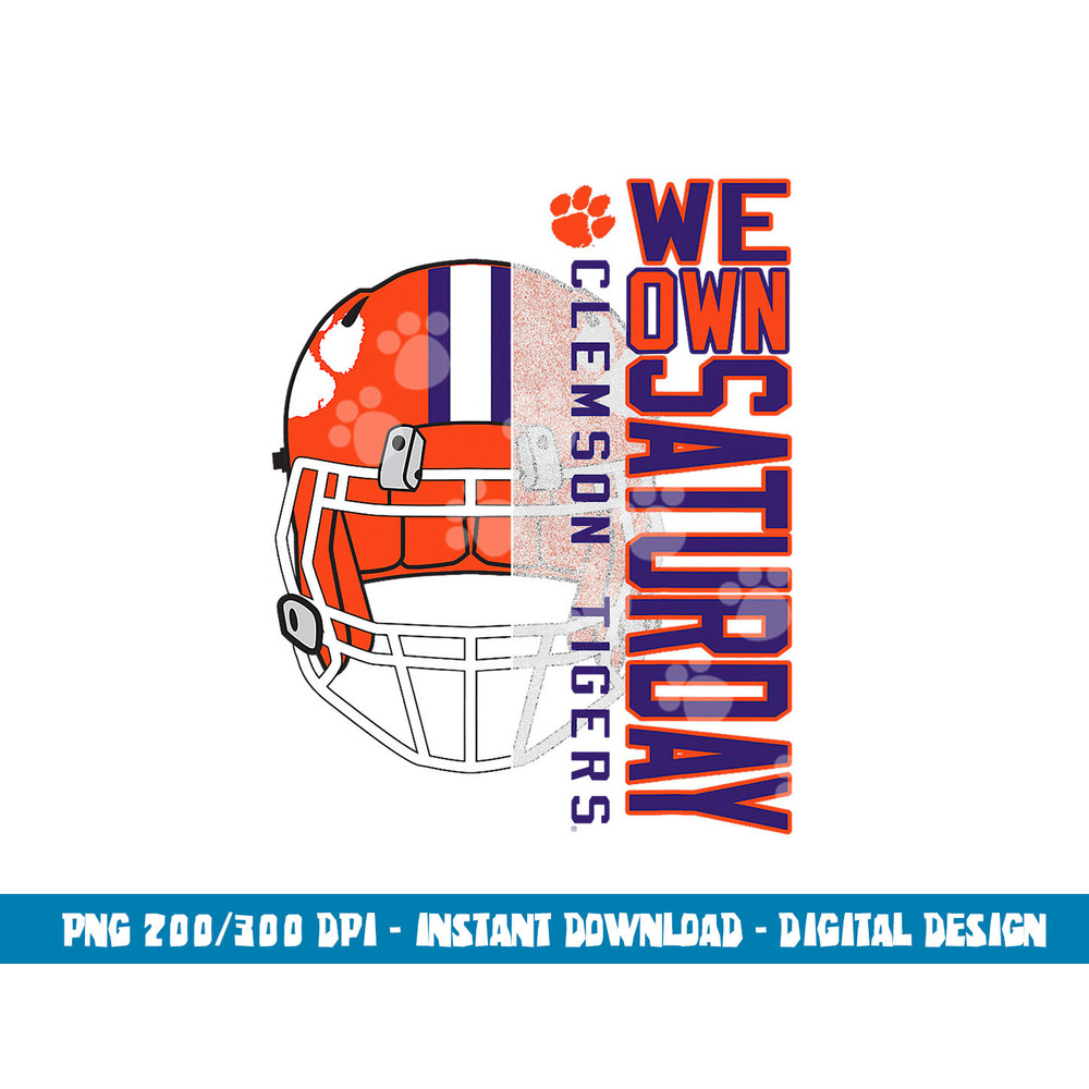 Clemson Tigers Football Saturdays Officially Licensed png, sublimation copy.jpg