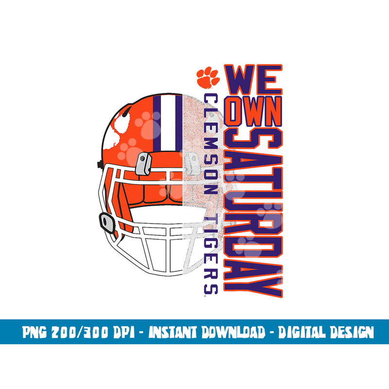 Clemson Tigers Football Saturdays Officially Licensed png, sublimation copy.jpg