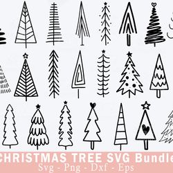 christmas tree svg bundle, pine tree svg, christmas bundle, tree ornam