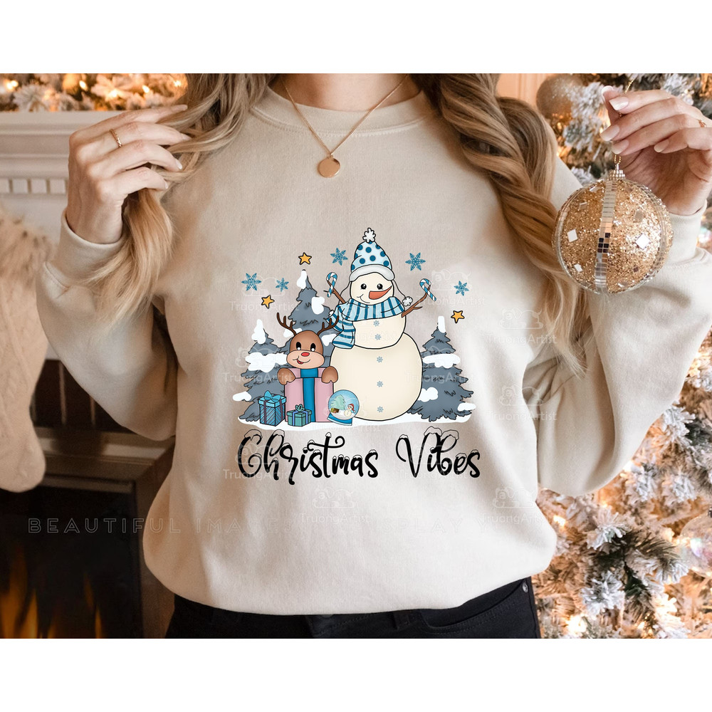 Christmas Vibes Png, Snowman Winter Png, Winter Png, Reindeer Png, Snowflakes Png, Holiday Png, Winter Design, Christmas Png Printable File - 3.jpg