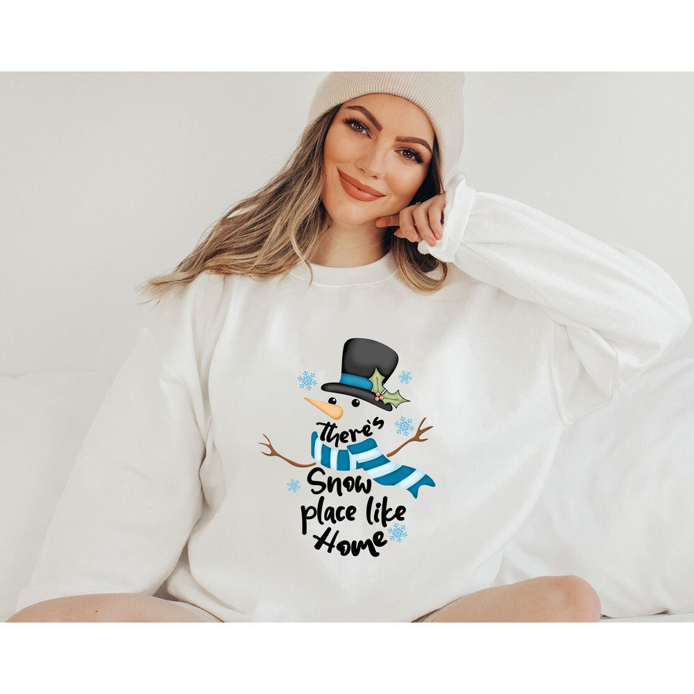 There's Snow Place Like Home Png, Snowman Winter Png, Winter Png, Snowflakes Png, Holiday Png, Winter Design, Christmas Png Printable File - 2.jpg