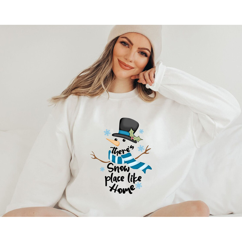 There's Snow Place Like Home Png, Snowman Winter Png, Winter Png, Snowflakes Png, Holiday Png, Winter Design, Christmas Png Printable File - 2.jpg