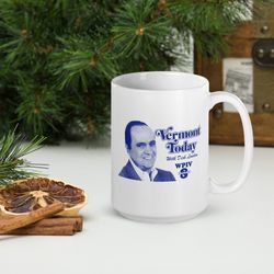 vermont today white glossy mug newhart television tv