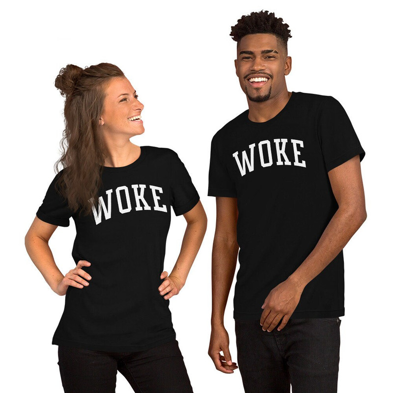 Woke t shirt Collegiate KALE style minimalist design social justice warrior activist - 2.jpg