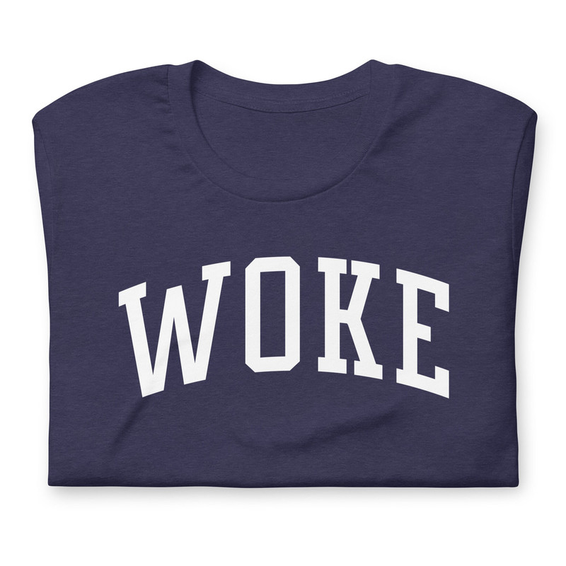 Woke t shirt Collegiate KALE style minimalist design social justice warrior activist - 3.jpg