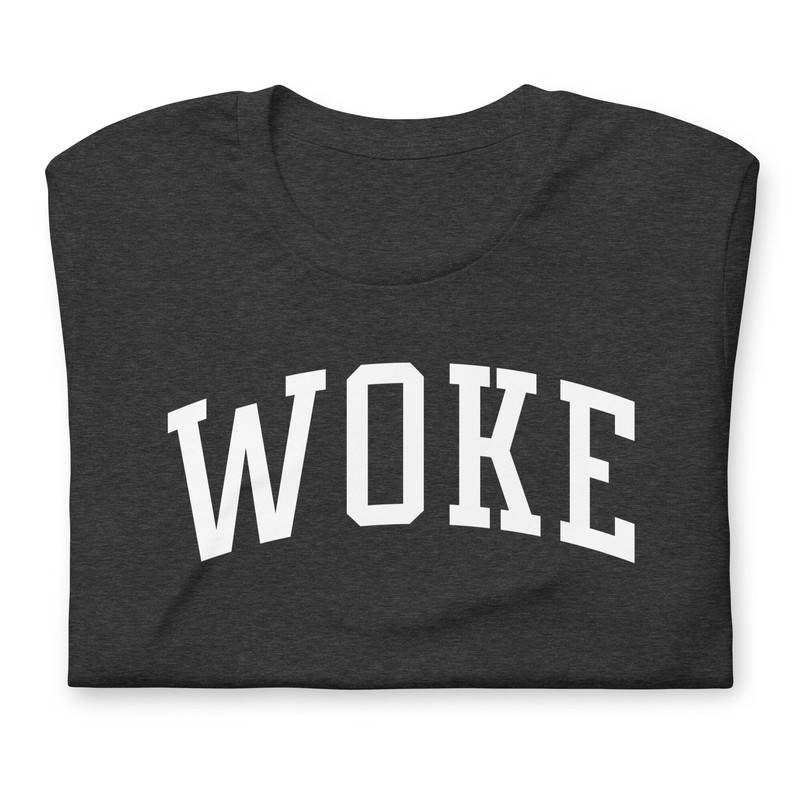 Woke t shirt Collegiate KALE style minimalist design social justice warrior activist - 5.jpg