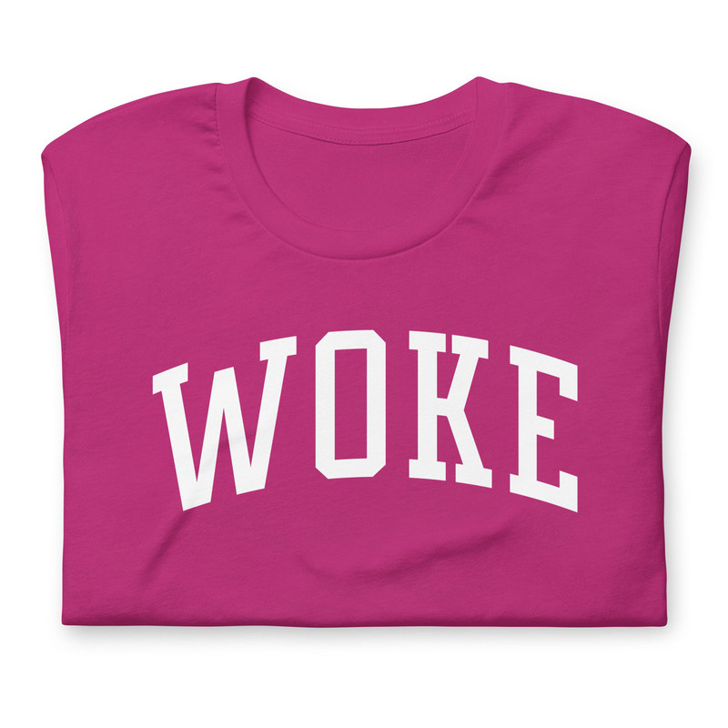 Woke t shirt Collegiate KALE style minimalist design social justice warrior activist - 6.jpg
