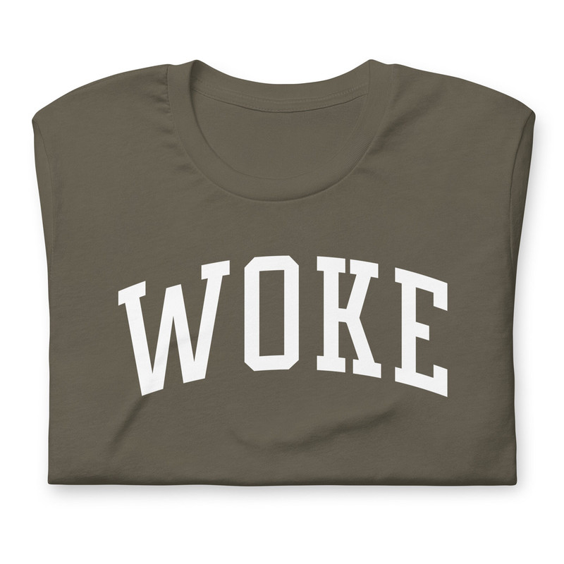 Woke t shirt Collegiate KALE style minimalist design social justice warrior activist - 7.jpg