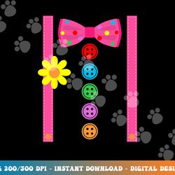 clown costume halloween funny carnival circus tie staff kids png, sublimation copy