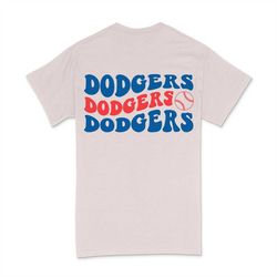dodgers svg, dodgers fan svg, team spirit svg, baseball svg, boho svg, wavy stacked svg, retro vintage, svg cut file cri