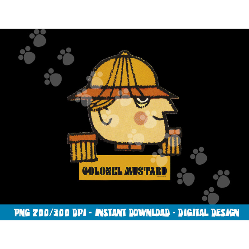 Clue Halloween Colonel Mustard Big Face  png,sublimation copy.jpg