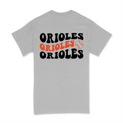 orioles svg, orioles fan svg, team spirit svg, baseball svg, boho svg, wavy stacked svg, retro vintage, svg cut file cri