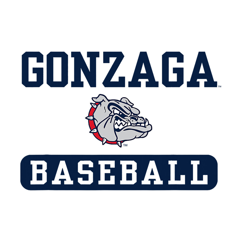 Gonzaga Bulldogs Baseball Logo Officially Licensed png, sublimation.png
