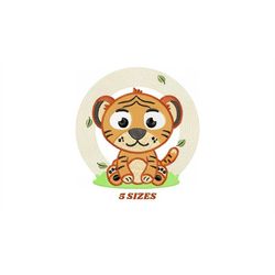 Tiger embroidery design - Animals embroidery designs machine embroidery pattern - Tiger applique embroidery - Tiger desi