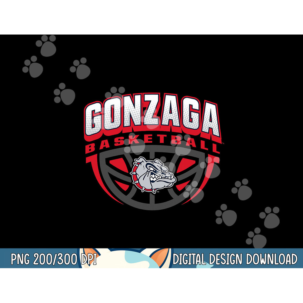 Gonzaga Bulldogs Basketball Dribble Logo Officially Licensed png, sublimation copy.jpg