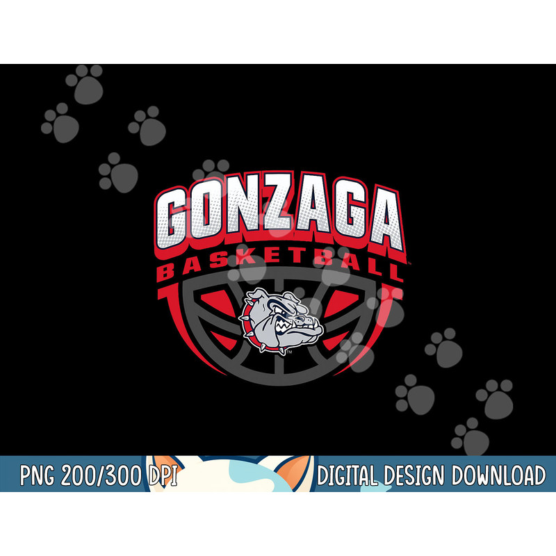 Gonzaga Bulldogs Basketball Dribble Logo Officially Licensed png, sublimation copy.jpg