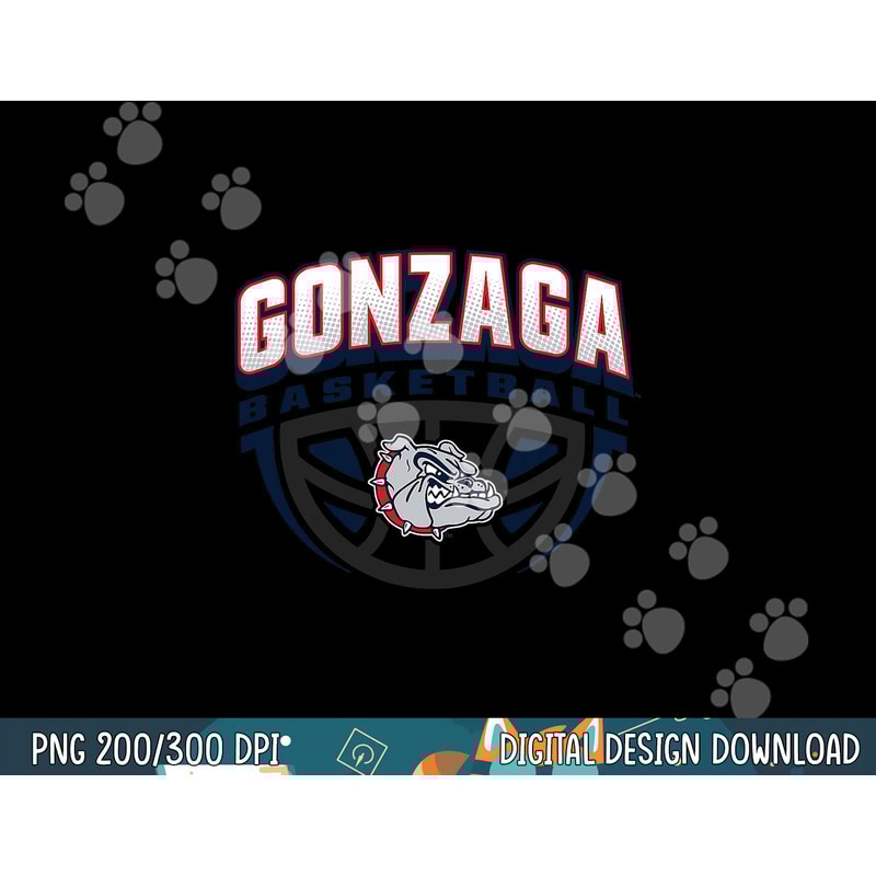 Gonzaga Bulldogs Basketball Dribble Officially Licensed png, sublimation copy.jpg