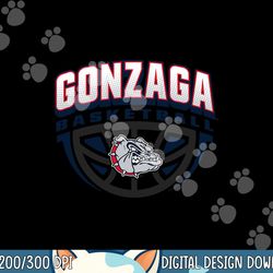 gonzaga bulldogs basketball dribble officially licensed png, sublimation copy