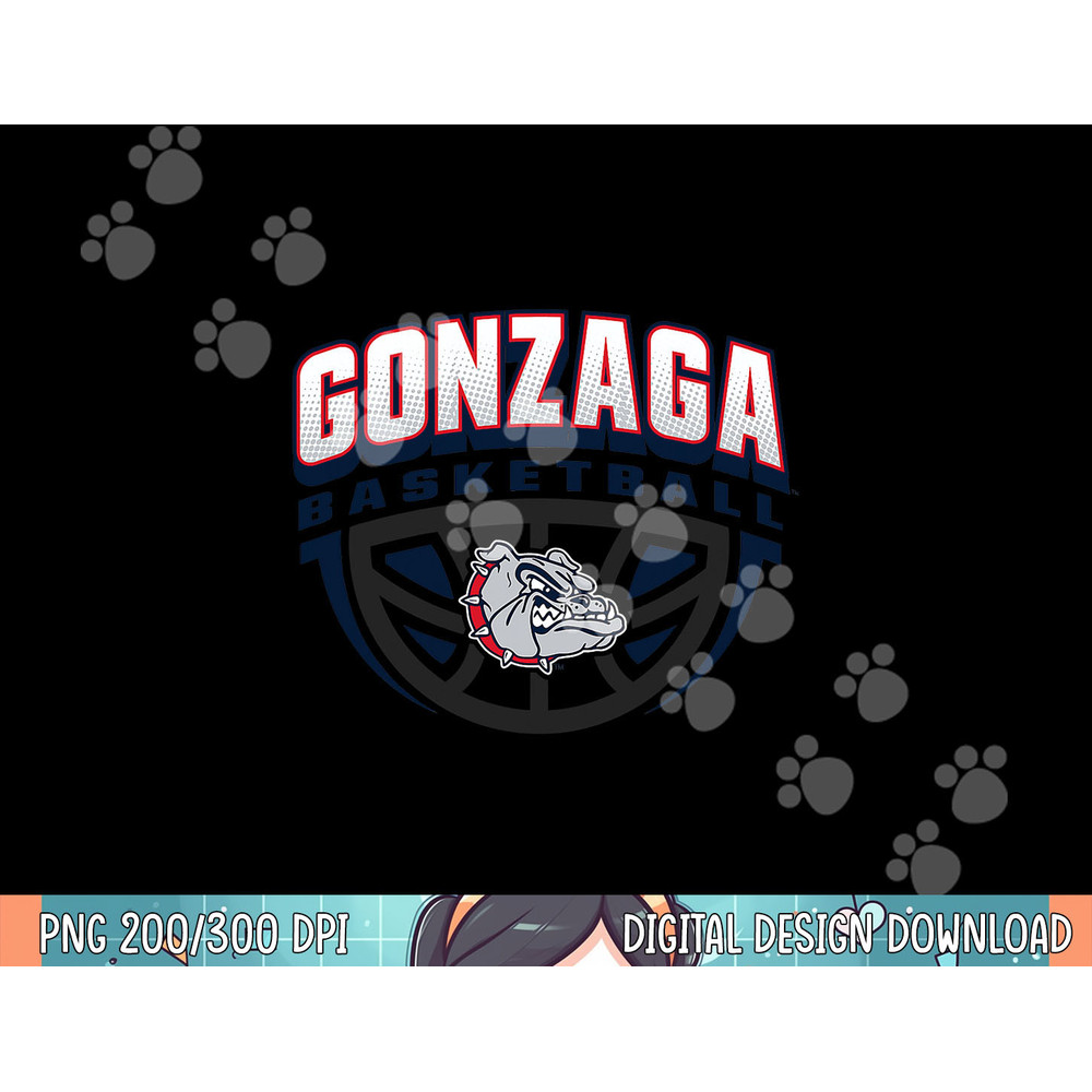 Gonzaga Bulldogs Basketball Dribble Officially Licensed png, sublimation copy.jpg