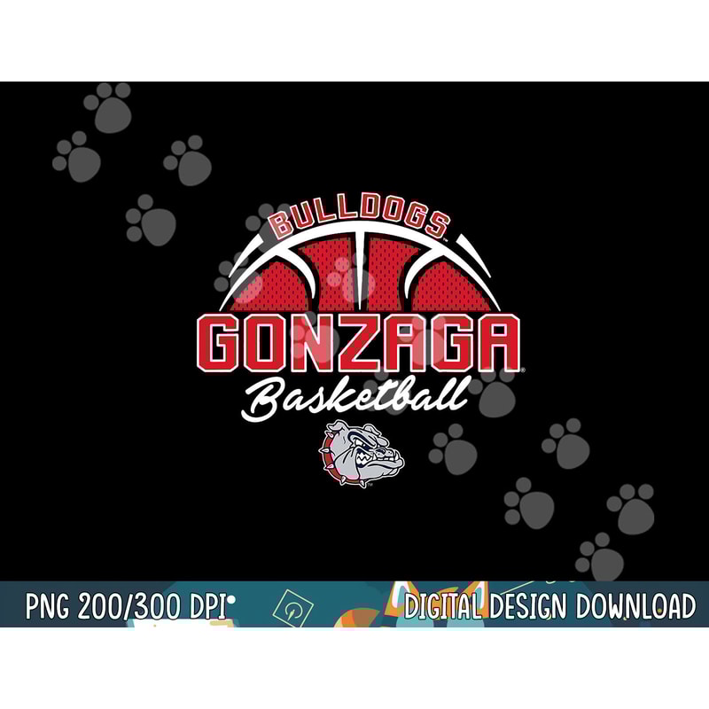 Gonzaga Bulldogs Basketball Swish Logo Officially Licensed png, sublimation copy.jpg