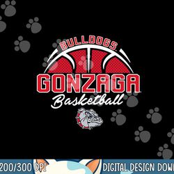 gonzaga bulldogs basketball swish logo officially licensed png, sublimation copy