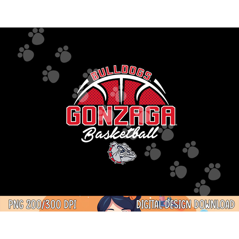 Gonzaga Bulldogs Basketball Swish Logo Officially Licensed png, sublimation copy.jpg