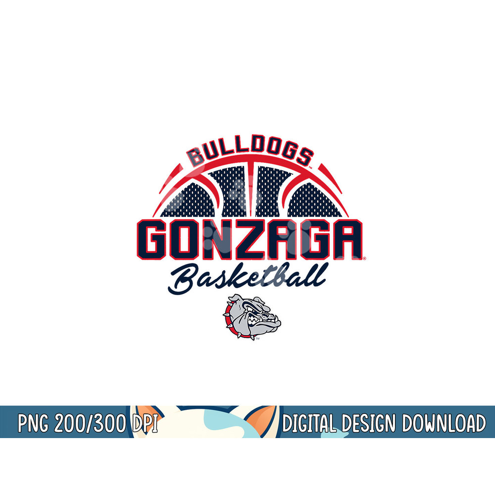 Gonzaga Bulldogs Basketball Swish Officially Licensed png, sublimation copy.jpg