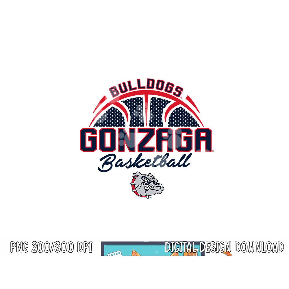 Gonzaga Bulldogs Basketball Swish Officially Licensed png, sublimation copy.jpg