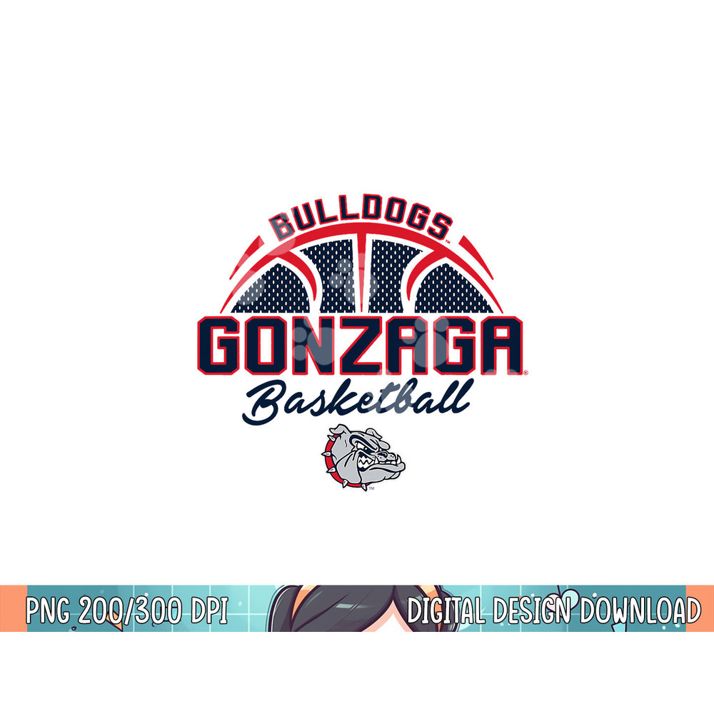 Gonzaga Bulldogs Basketball Swish Officially Licensed png, sublimation copy.jpg