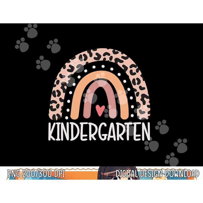 cute leopard cheetah print rainbow kindergarten teacher copy.jpg