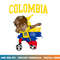 Colombia Soccer Colombian Football Dabbing png, sublimation copy.jpg