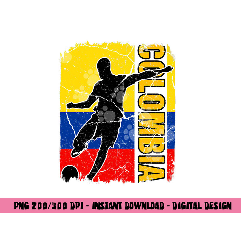 Colombian Soccer Team Colombia Flag Jersey Football Fans png, sublimation copy.jpg