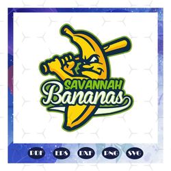 savannah bananas, banana svg, banana shirt, banana logo, banana clipart, trending svg, files for silhouette, files for c
