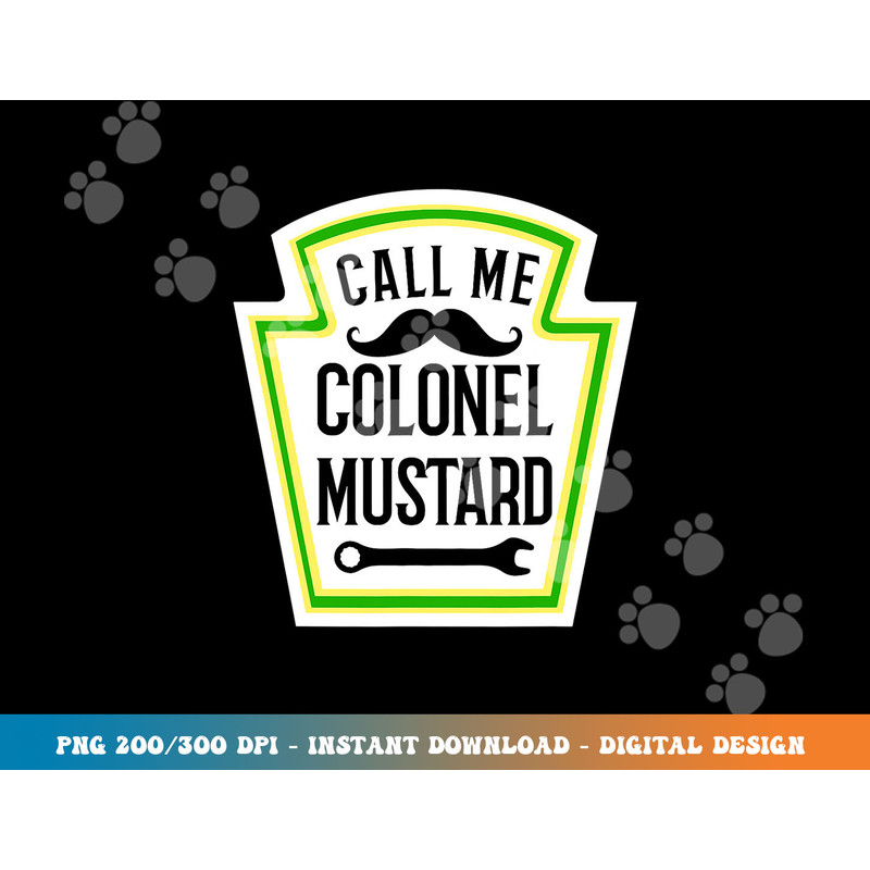 Colonel Mustard Funny Halloween Mustard Costume png, sublimation copy.jpg