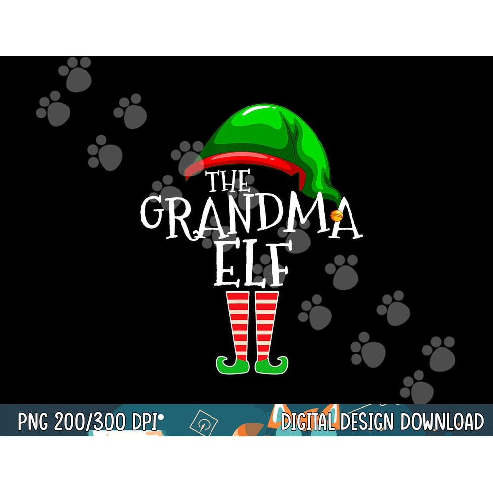 Grandma Elf Group Matching Family Christmas Gift Women Funny png,sublimation copy.jpg