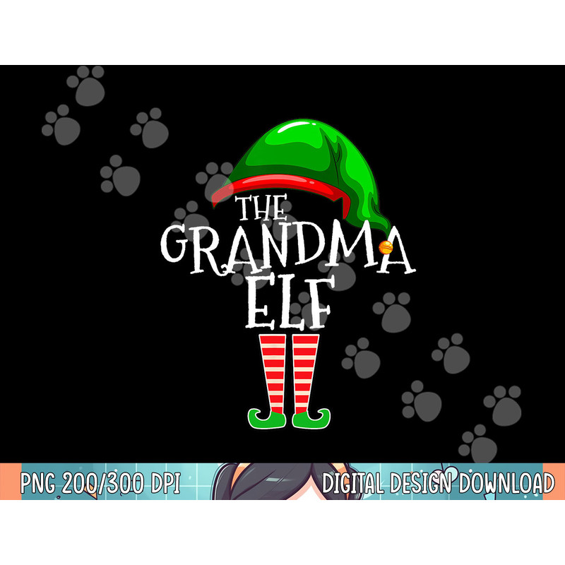 Grandma Elf Group Matching Family Christmas Gift Women Funny png,sublimation copy.jpg
