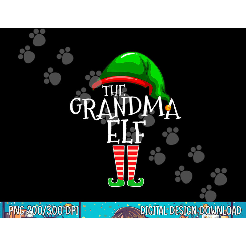 Grandma Elf Group Matching Family Christmas Gift Women Funny png,sublimation copy.jpg