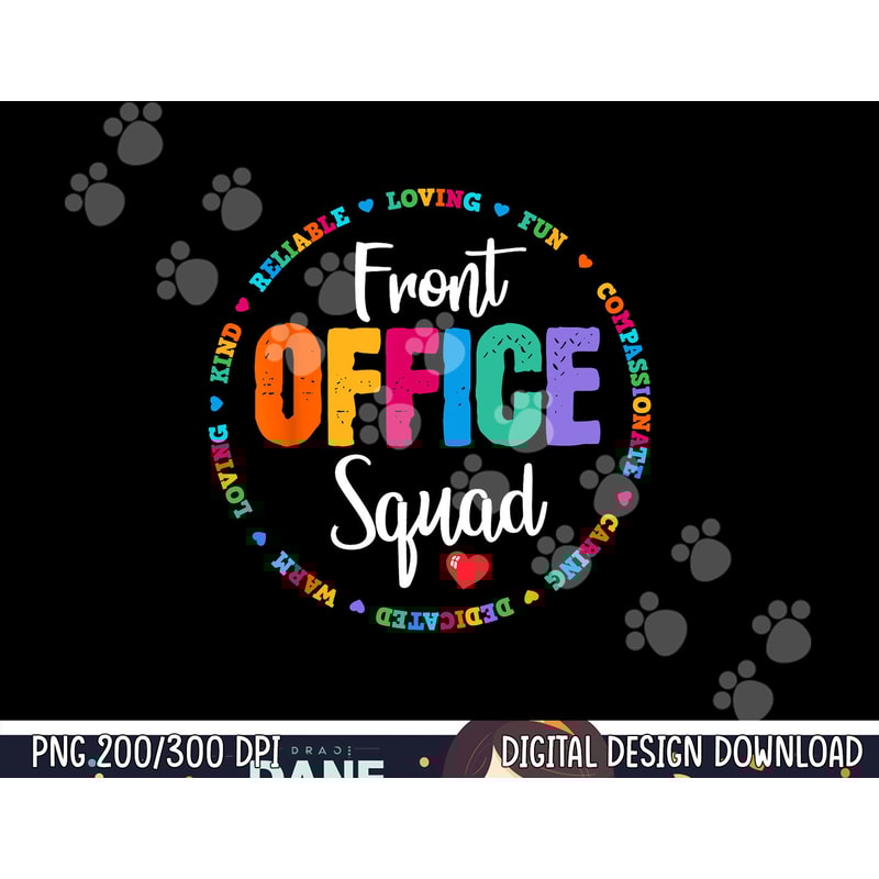 Cute School Secretary Admin Appreciation Front Office Squad png, sublimation copy.jpg