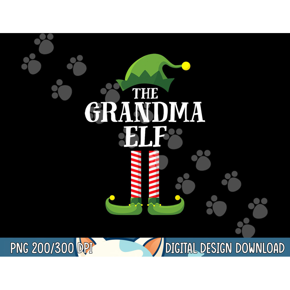 Grandma Elf Matching Family Group Christmas Party png,sublimation copy.jpg