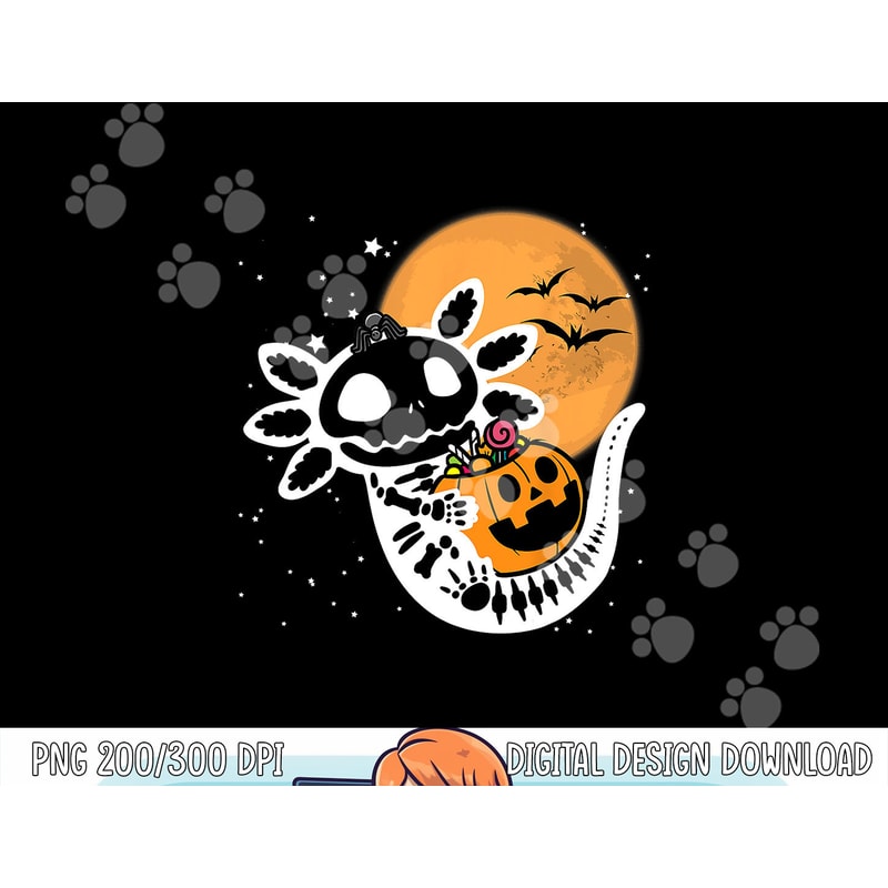 Cute Skeleton Halloween Axolotl png,sublimation copy.jpg