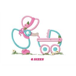 Baby embroidery design - Newborn embroidery designs machine embroidery pattern - Baby car embroidery file - Baby girl em