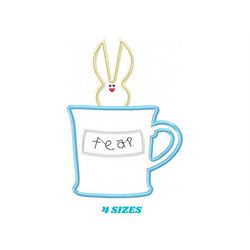 Bunny embroidery design - Rabbit embroidery designs machine embroidery pattern - baby embroidery file - mug embroidery r