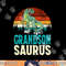 Grandsonsaurus T Rex Dinosaur Grandson Saurus Matching png,sublimation copy.jpg